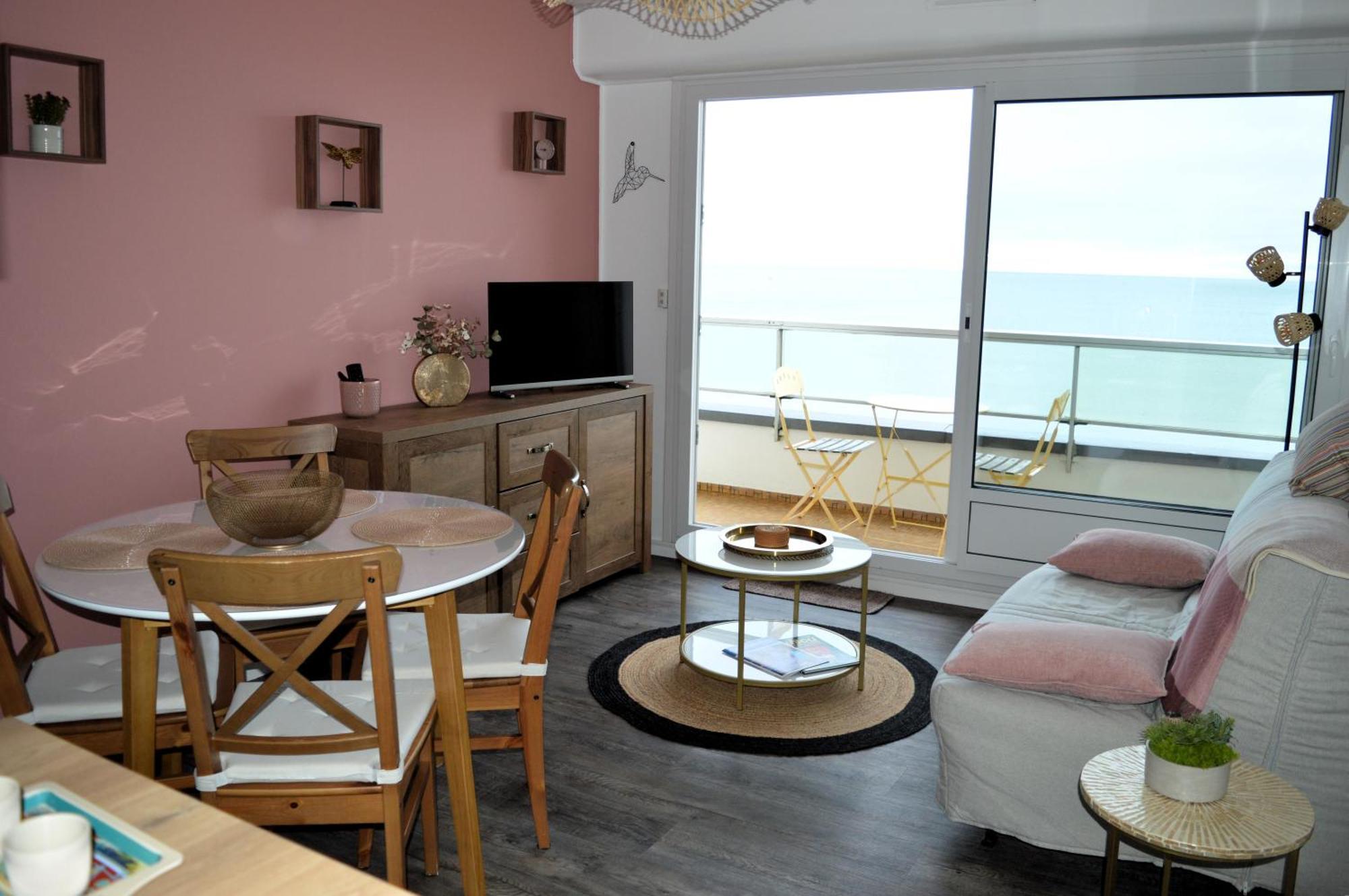 L'Esperluette - Magnifique Vue Mer Et Balcon Courseulles-sur-Mer Exterior foto